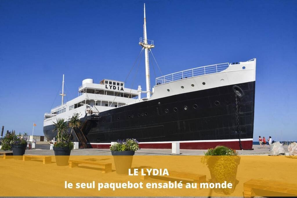 Le Barca Playa - Climatise - Terrasse Et Parking Prive Leilighet Le Barcarès Eksteriør bilde