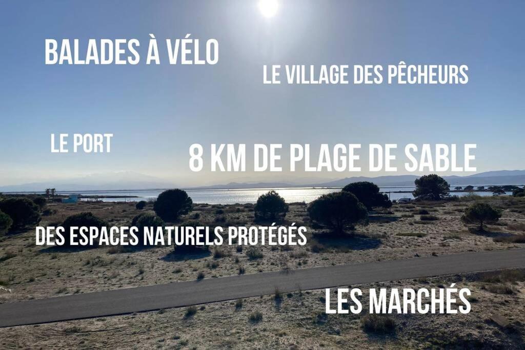 Le Barca Playa - Climatise - Terrasse Et Parking Prive Leilighet Le Barcarès Eksteriør bilde