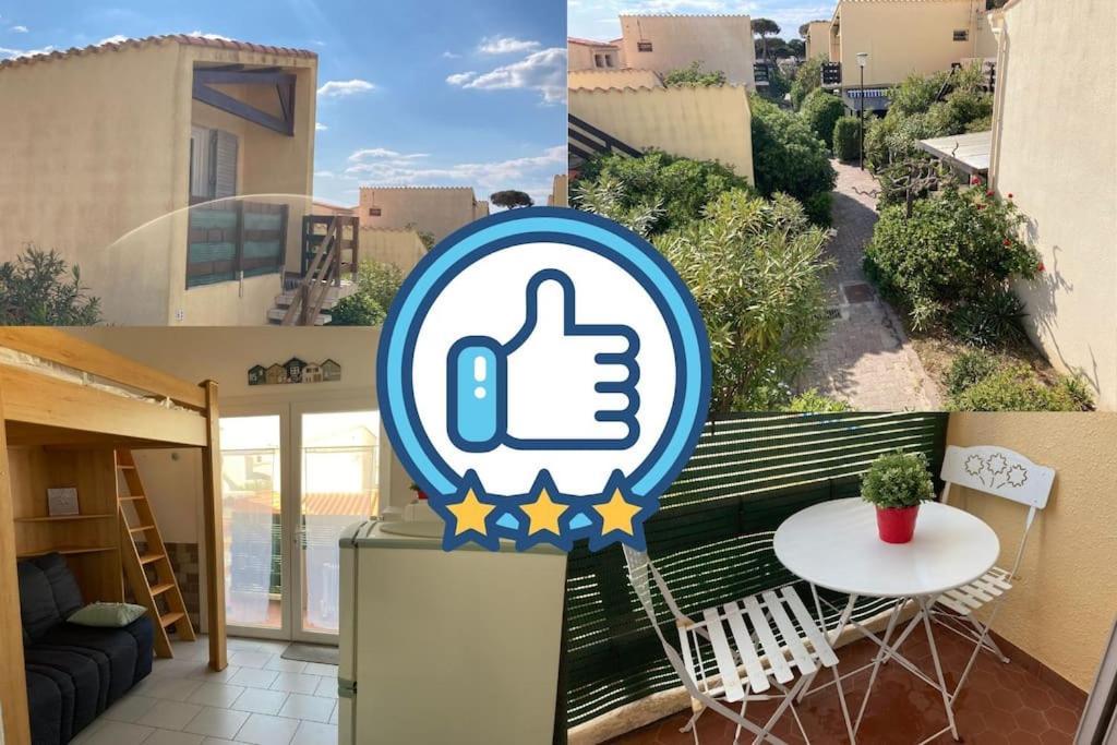 Le Barca Playa - Climatise - Terrasse Et Parking Prive Leilighet Le Barcarès Eksteriør bilde